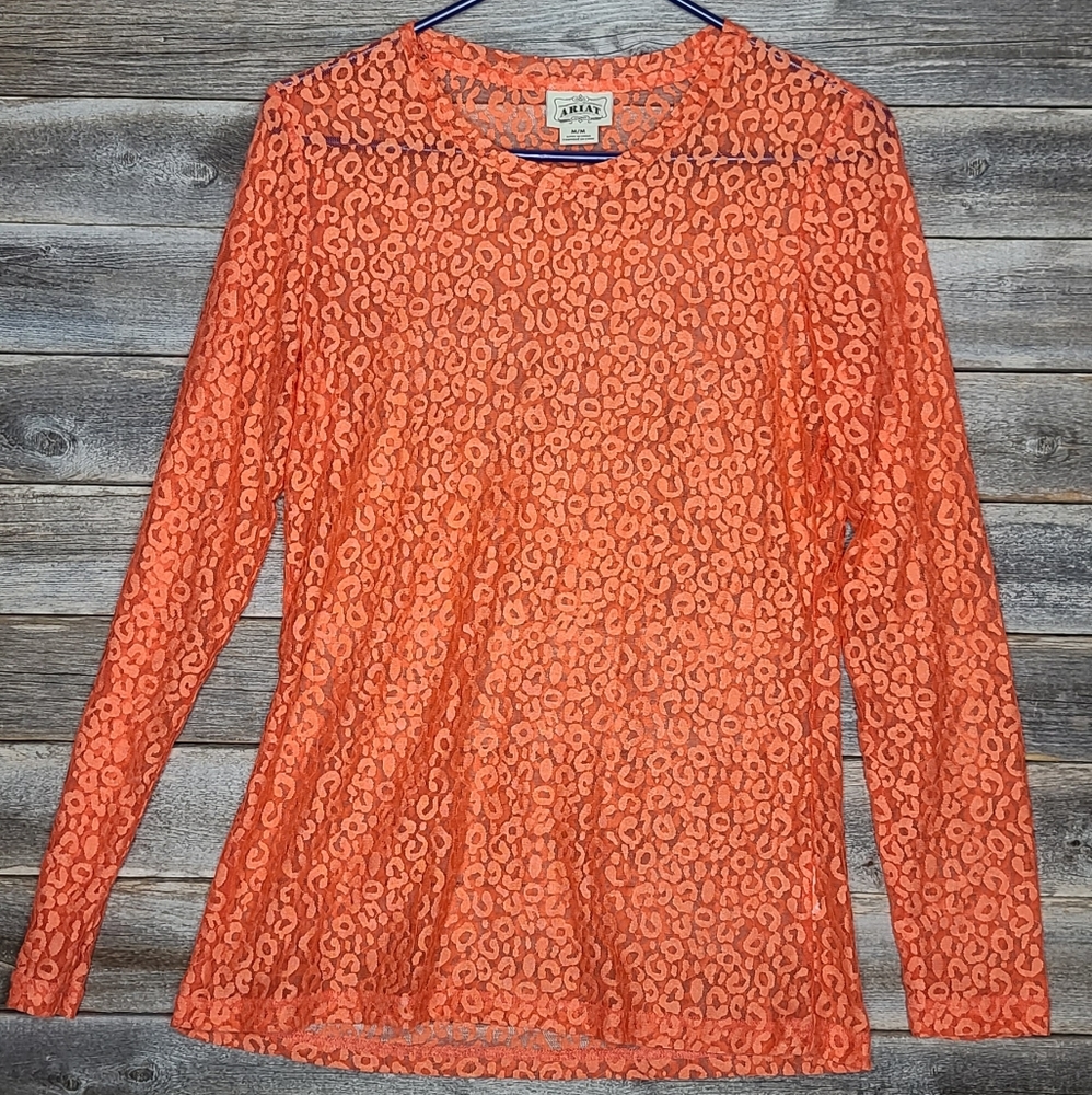 Ariat Women's Sheer Blouse